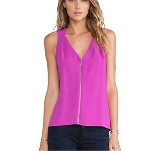 Trina Turk Banning Fuchsia Tank Top NWT